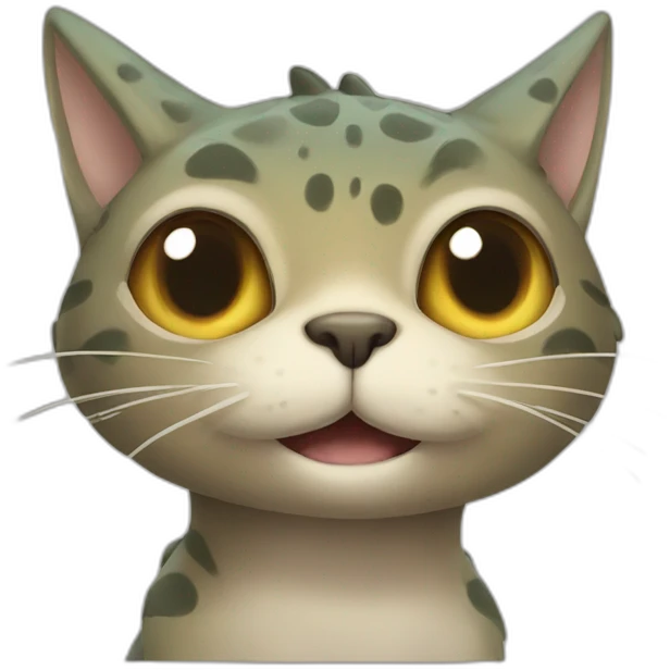 dinosaur cat emoji