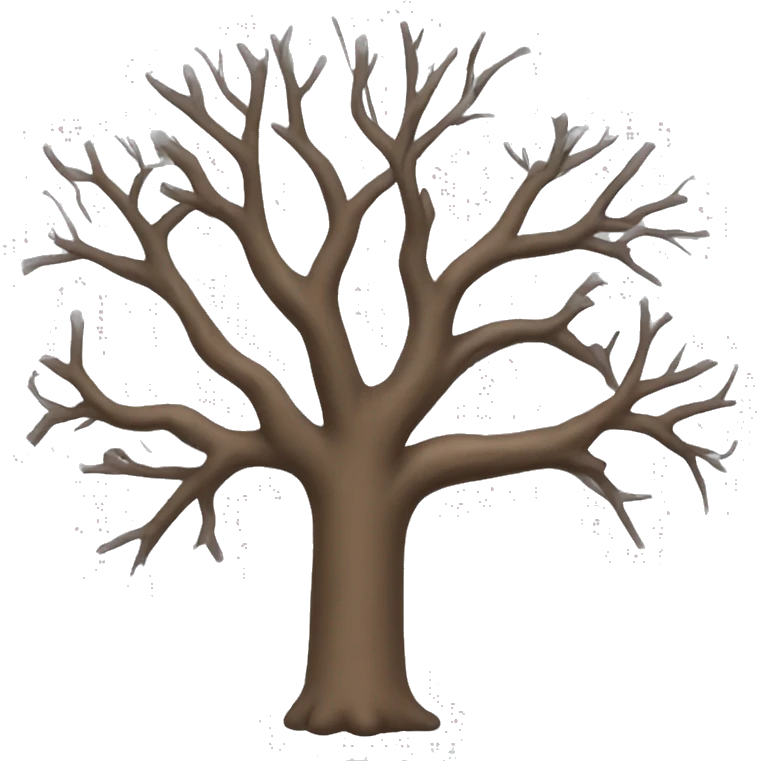 Bare tree emoji