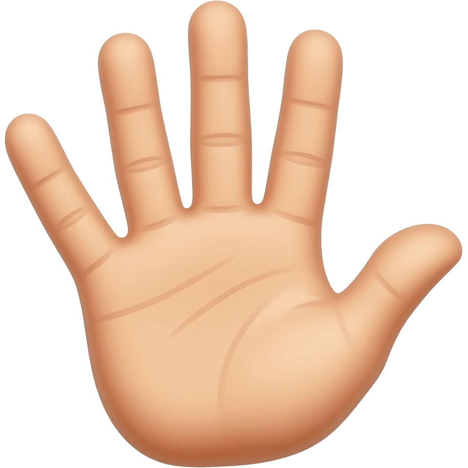 5 fingers emoji