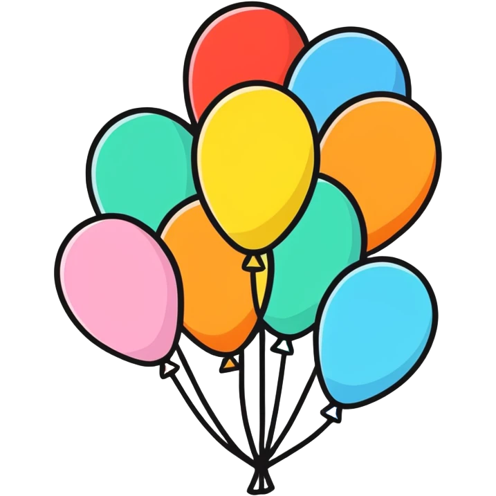 Birthday 31 balloon emoji
