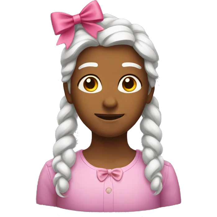 With a bow emoji