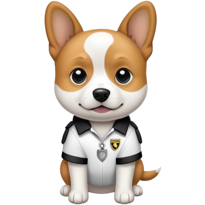 Dog security shirt emoji