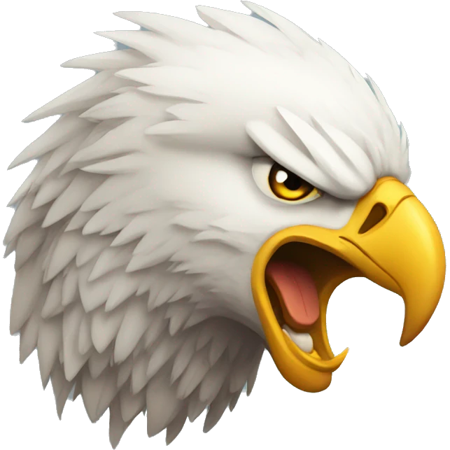aggressive eagle emoji