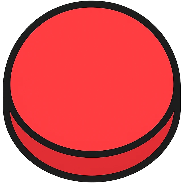 red button with black outlines emoji