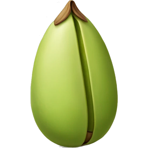 A single pistachio  emoji