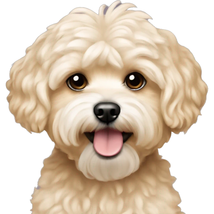 Blondy maltipoo emoji