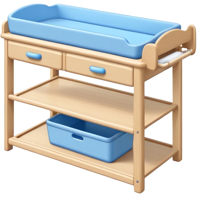 Blue baby changing table emoji