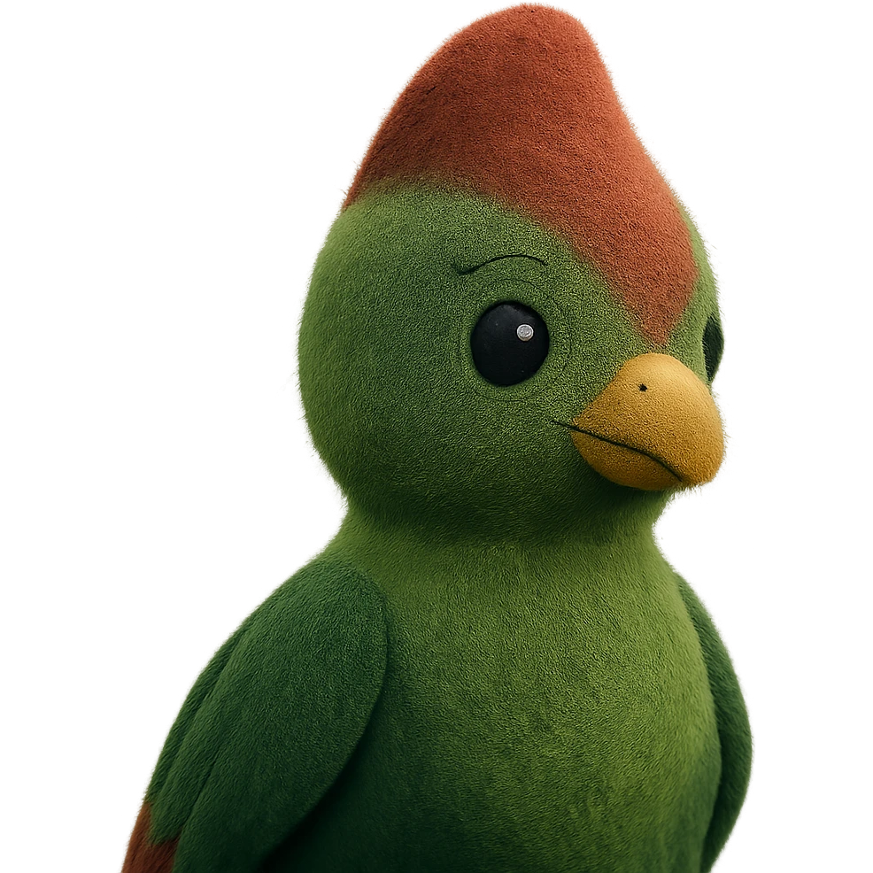 red-crested turaco emoji