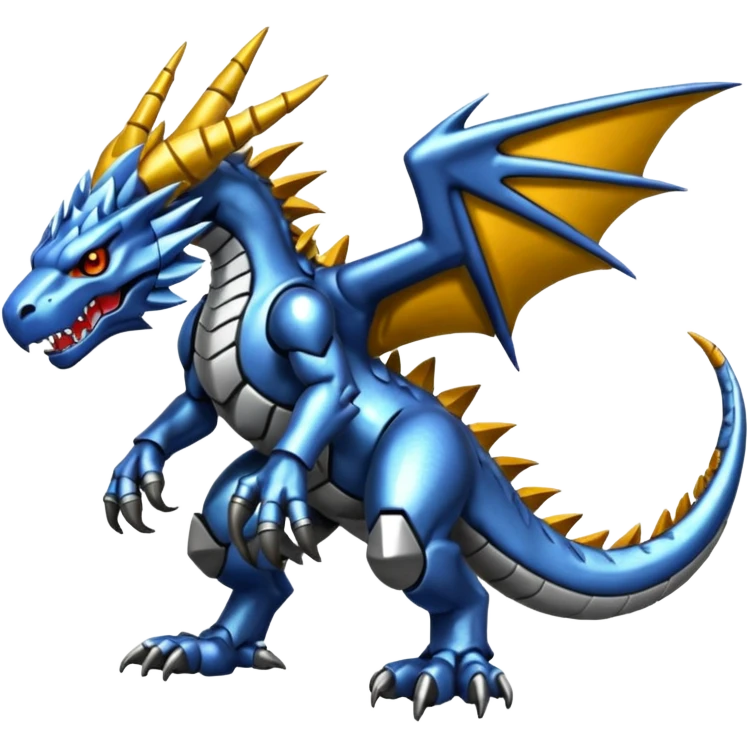  Cool Edgy Shiny Greymon-Drudigon-Wickerbeast-Weregarurumon full body emoji