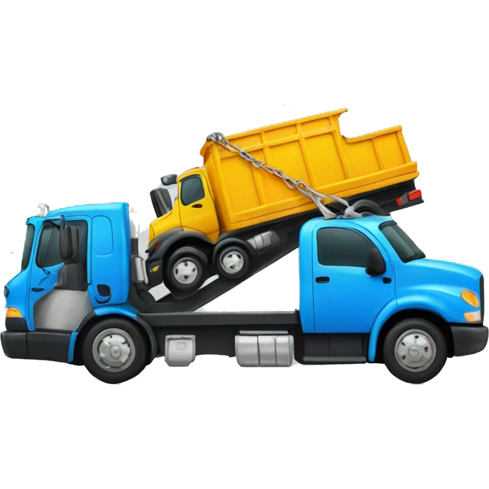 tow truck with loading space  emoji