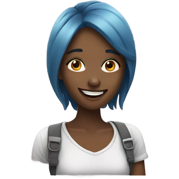 Happy girlfriend emoji