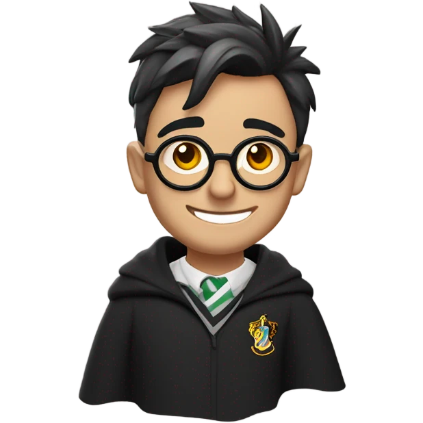 Harry Potter winking emoji