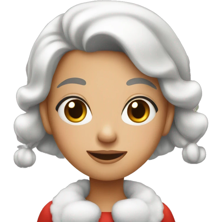 Christmas girl emoji