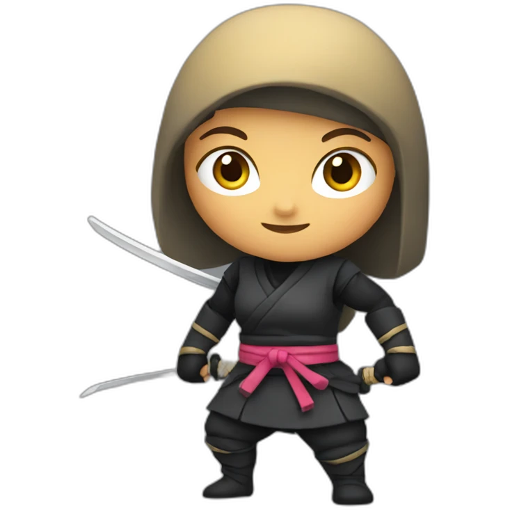 ninja girl emoji