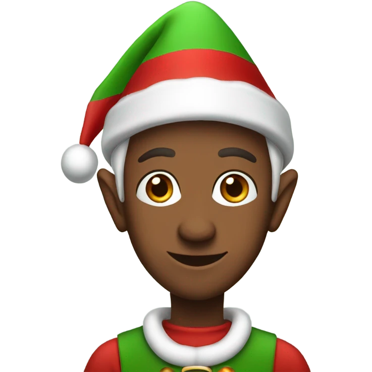 Christmas elf emoji
