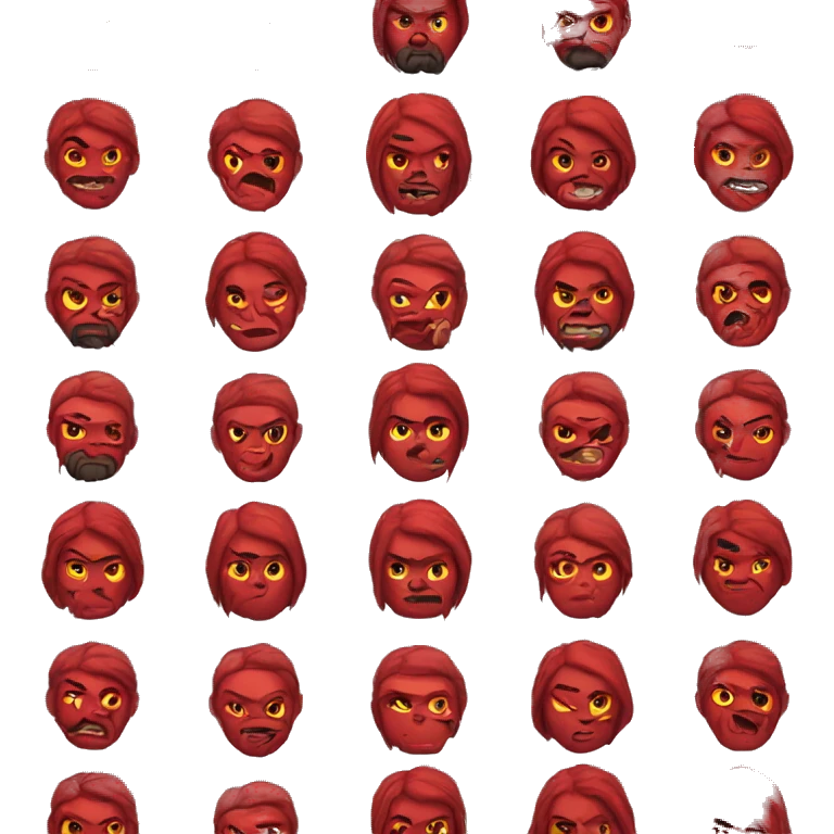 Diablo rojo emoji