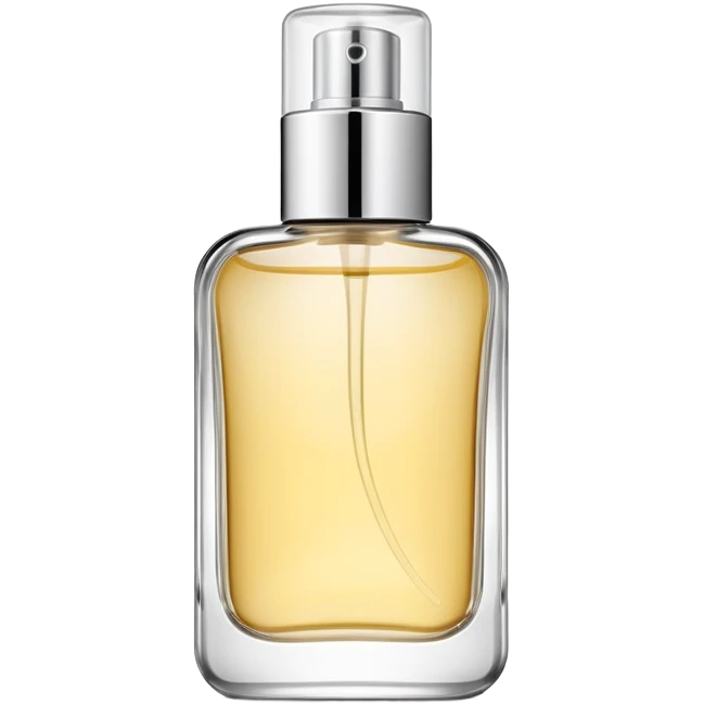 elegant cologne bottle with spray top emoji