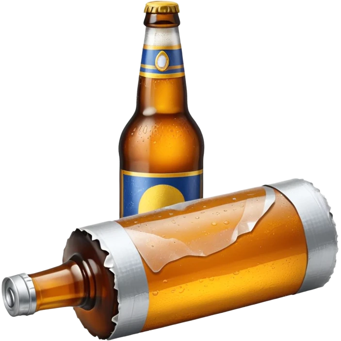 Beer and tape emoji