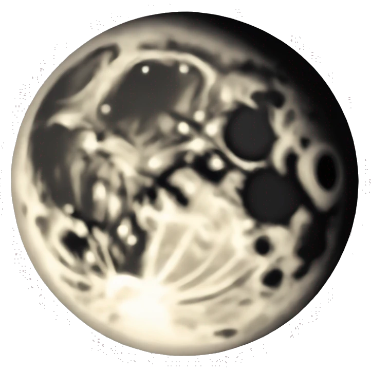 vollmond bei Nacht emoji