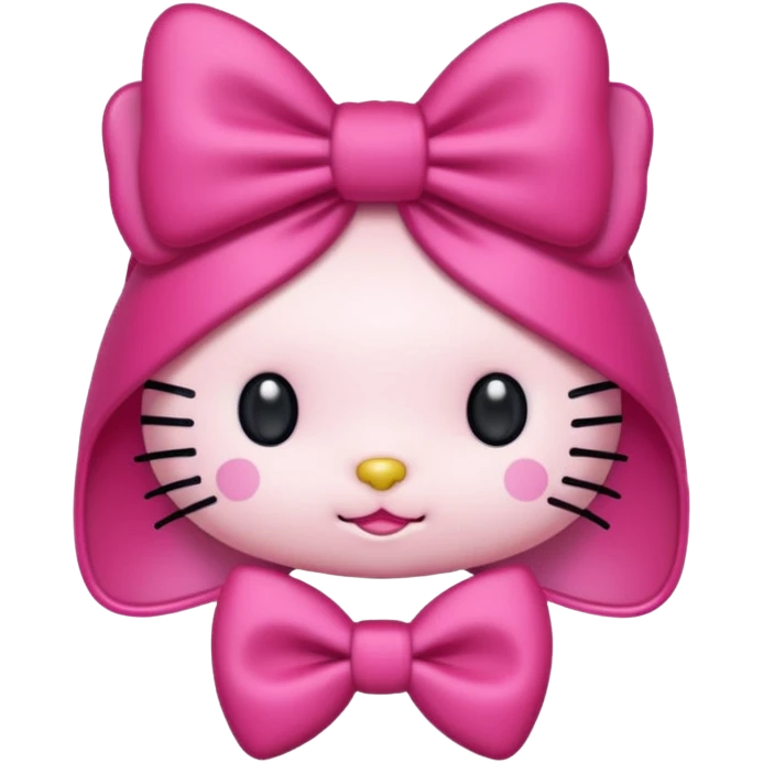 Rich hello kitty emoji