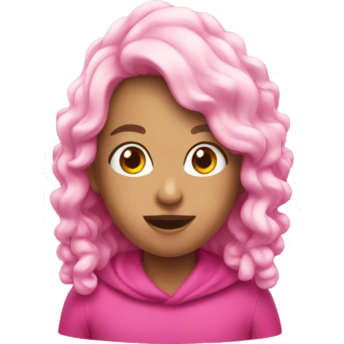 christmas pink emoji