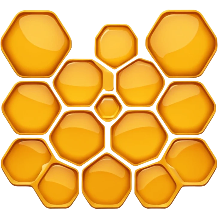 honeycomb single hexagonal cell emoji