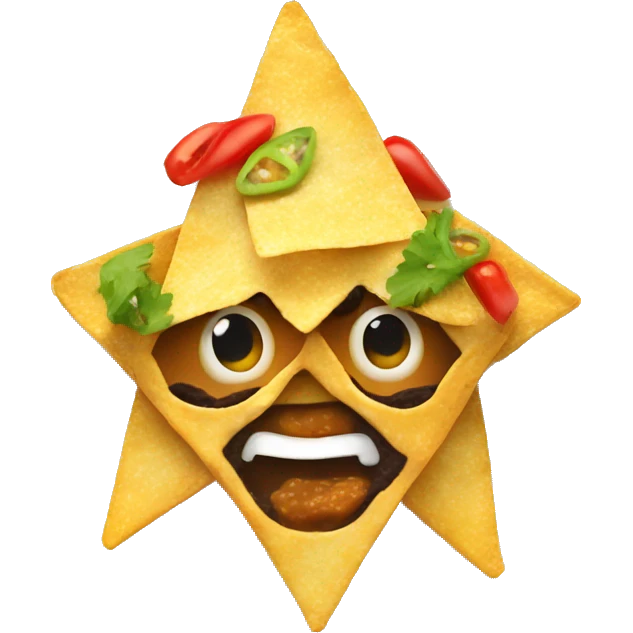 nachos on a white plate emoji