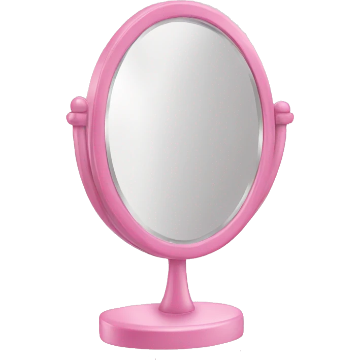 vanity mirror pink emoji