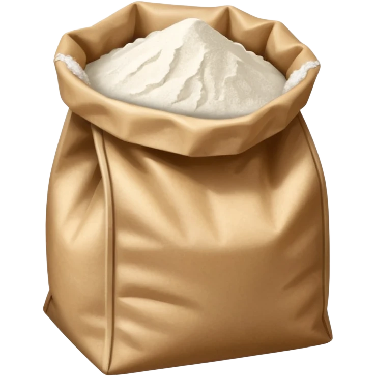 open bag of flour emoji
