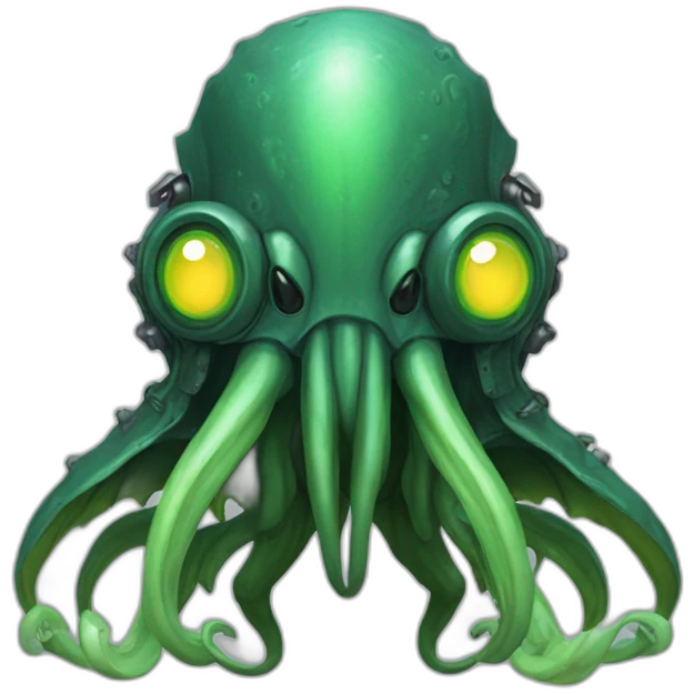 vhs mecha Cthulhu emoji