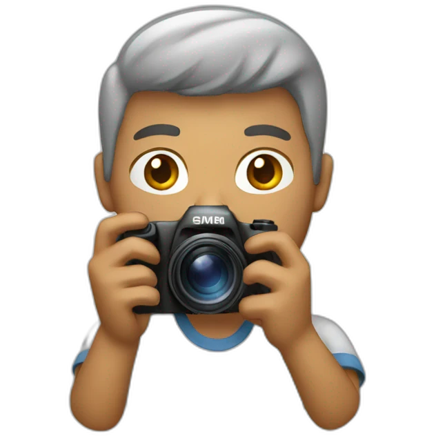 PERSON TAKING A PHOTO emoji