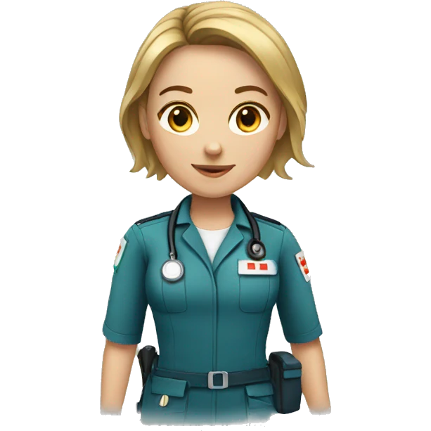 Paramedic female emoji