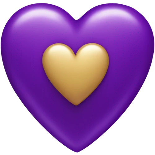 purple heart emoji