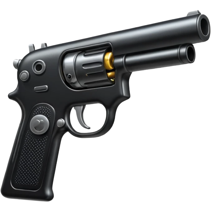 Emoji with gun emoji