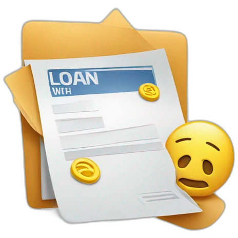 Loan application withdrawal emoji