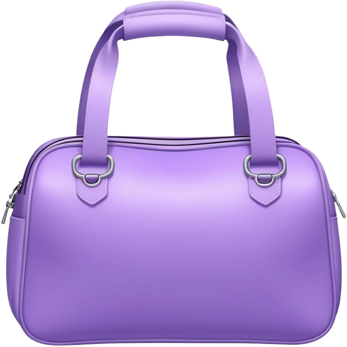 Lavender girly gym bag emoji