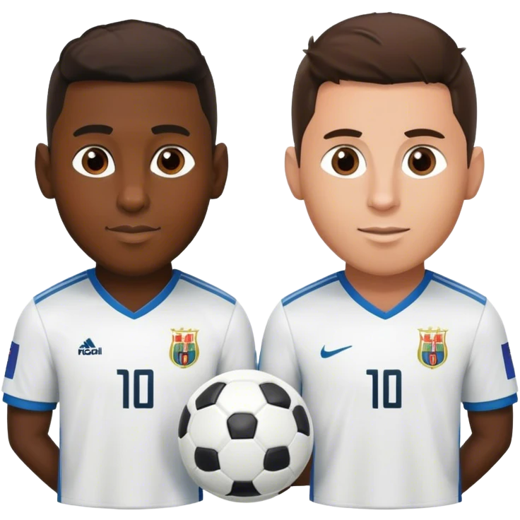 Messi y Ronaldo  emoji
