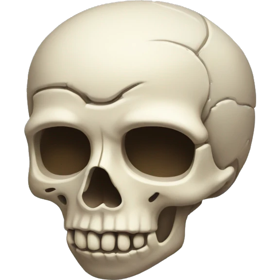 Skull mind blown emoji