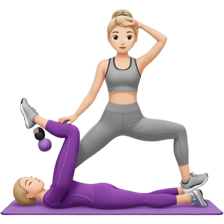 Пилатес и эстетика that girl emoji