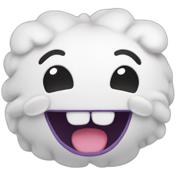 Plush with tooth emoji