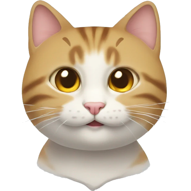 un chat qui tient un cœur emoji