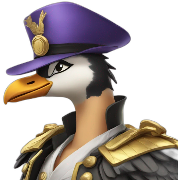 Kujoh Jotaro as a Goose emoji