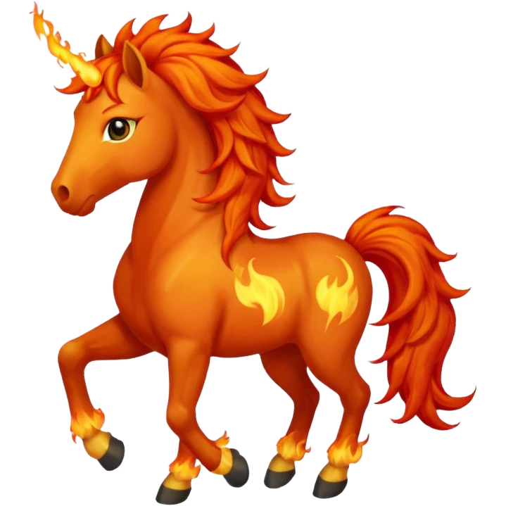 fire horse emoji