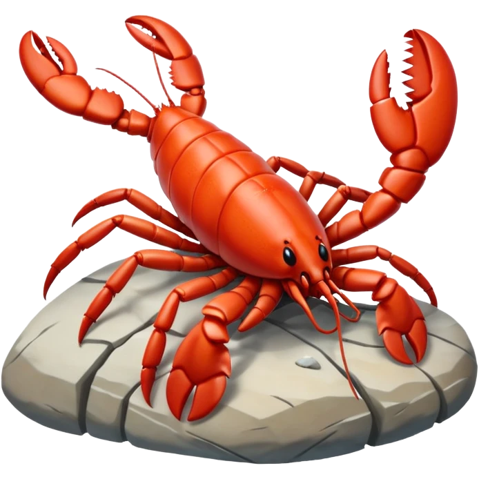 White lobster  emoji