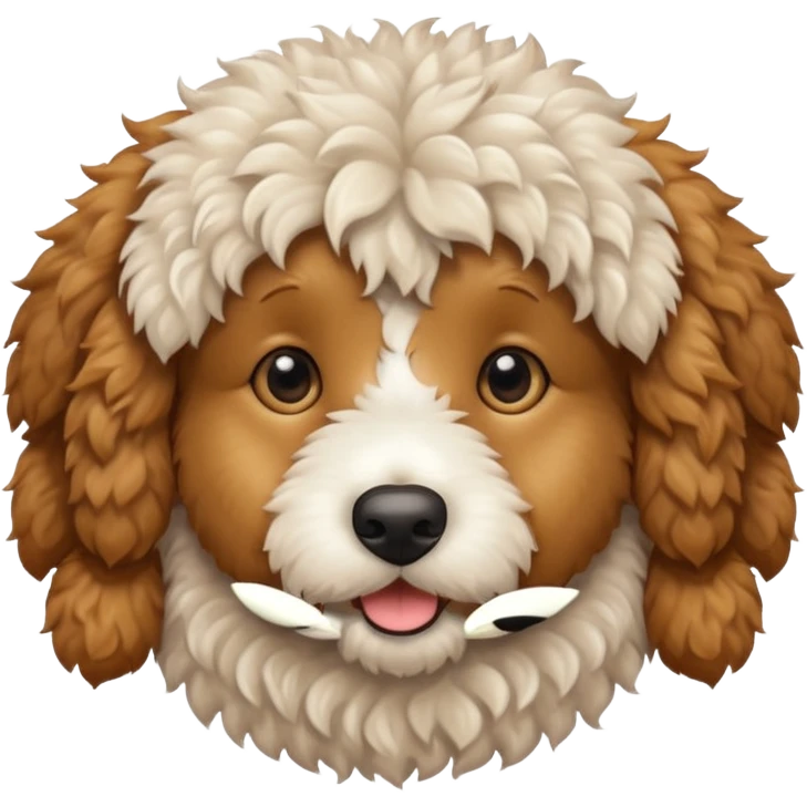 Golden doodle emoji
