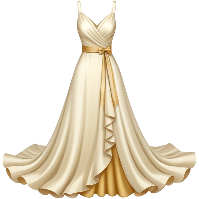 Cream dress emoji
