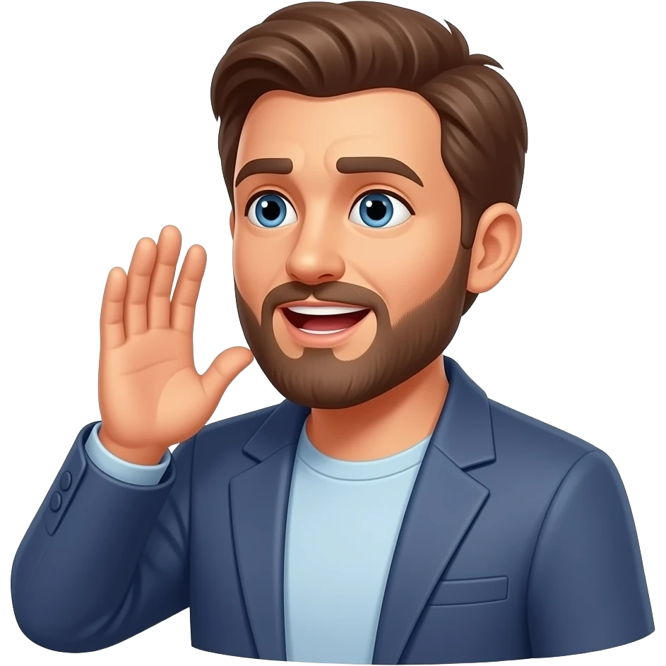 Someone calling out to g-d Truthfully/honestly/sincerely emoji