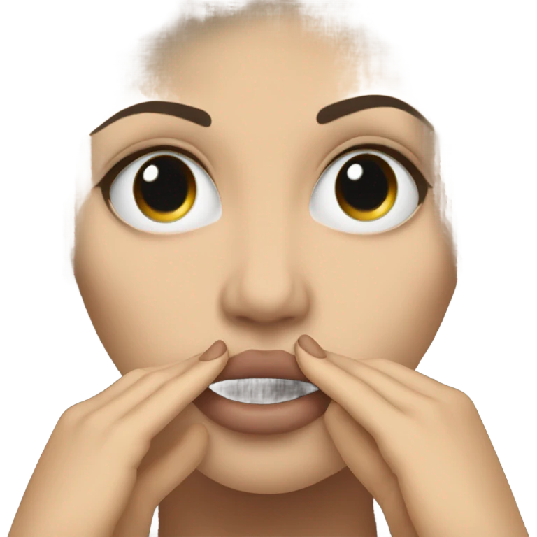 Hush emoji