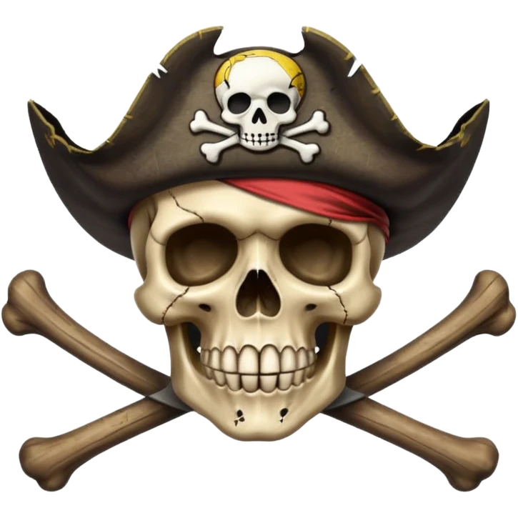 Straw hat crew pirate flag emoji