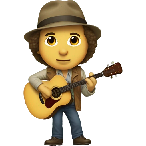 Paul Simon in the 70s emoji